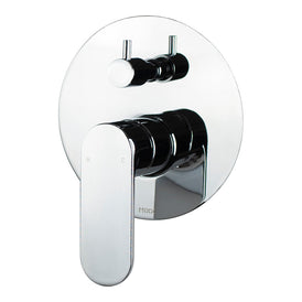 Mixx Saffron Shower Diverter Mixer - Chrome-Blue Leaf Bathware &amp; Tiles