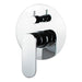 Mixx Saffron Shower Diverter Mixer - Chrome-Blue Leaf Bathware &amp; Tiles