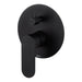 Mixx Saffron Shower Diverter Mixer - Matt Black-Blue Leaf Bathware &amp; Tiles