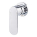 Mixx Saffron Shower Mixer (60mm Backplate) - Chrome-Blue Leaf Bathware &amp; Tiles