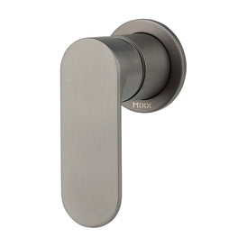 Mixx Saffron Shower Mixer (60mm Backplate) - Gun Metal-Blue Leaf Bathware &amp; Tiles