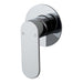 Mixx Saffron Shower Mixer (80mm Backplate) - Chrome-Blue Leaf Bathware &amp; Tiles