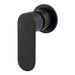 Mixx Saffron Shower Mixer Trim Kit (60mm Backplate) - Matt Black-Blue Leaf Bathware &amp; Tiles