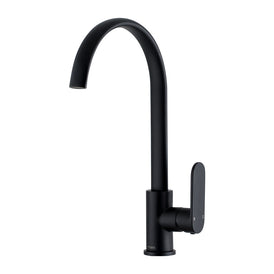 Mixx Saffron Sink Mixer - Matt Black-Blue Leaf Bathware &amp; Tiles