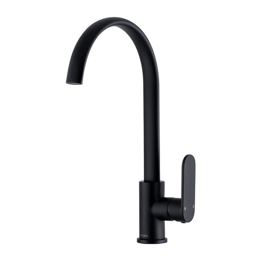 Mixx Saffron Sink Mixer - Matt Black-Blue Leaf Bathware &amp; Tiles