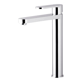 Mixx Saffron Tower Vessel Mixer - Chrome-Blue Leaf Bathware &amp; Tiles