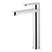 Mixx Saffron Tower Vessel Mixer - Chrome-Blue Leaf Bathware &amp; Tiles