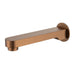 Mixx Saffron Wall Basin Spout 200mm - Brushed Bronze-Blue Leaf Bathware &amp; Tiles