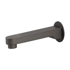 Mixx Saffron Wall Basin Spout 200mm - Gun Metal-Blue Leaf Bathware &amp; Tiles