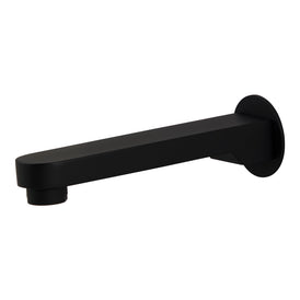 Mixx Saffron Wall Basin Spout 200mm - Matt Black-Blue Leaf Bathware &amp; Tiles
