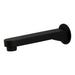 Mixx Saffron Wall Basin Spout 200mm - Matt Black-Blue Leaf Bathware &amp; Tiles