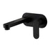 Mixx Saffron Wall Plate Mixer Trim Kit - Matt Black-Blue Leaf Bathware &amp; Tiles