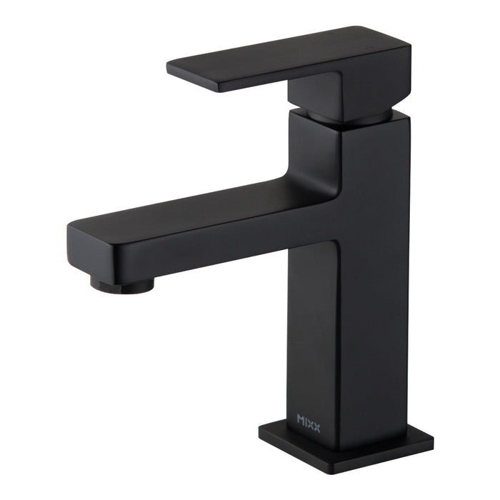 Mixx Sage Basin Mixer - Matt Black-Blue Leaf Bathware &amp; Tiles