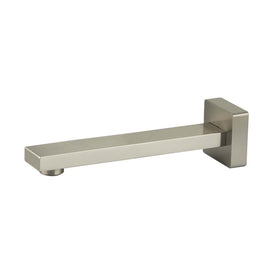 Mixx Sage Bath Spout 200mm - Brushed Nickel-Blue Leaf Bathware &amp; Tiles
