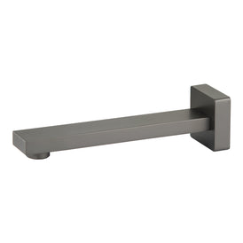 Mixx Sage Bath Spout 200mm - Gun Metal-Blue Leaf Bathware &amp; Tiles