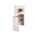 Mixx Sage Shower Diverter Mixer - Brushed Nickel-Blue Leaf Bathware &amp; Tiles