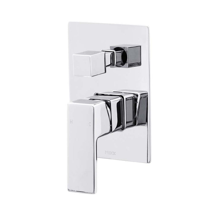 Mixx Sage Shower Diverter Mixer - Chrome-Blue Leaf Bathware &amp; Tiles