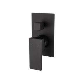 Mixx Sage Shower Diverter Mixer - Matt Black-Blue Leaf Bathware &amp; Tiles