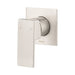 Mixx Sage Shower Mixer - Brushed Nickel-Blue Leaf Bathware &amp; Tiles