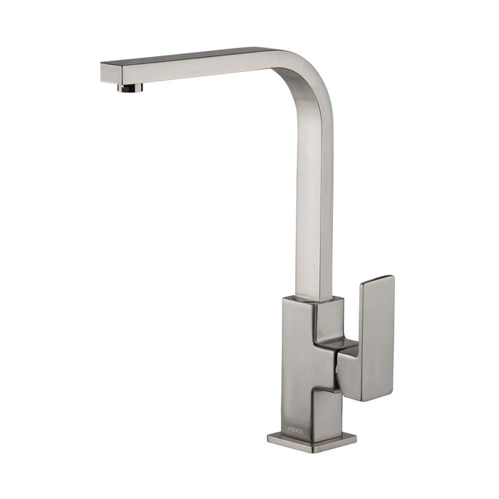 Mixx Sage Sink Mixer - Brushed Nickel-Blue Leaf Bathware &amp; Tiles