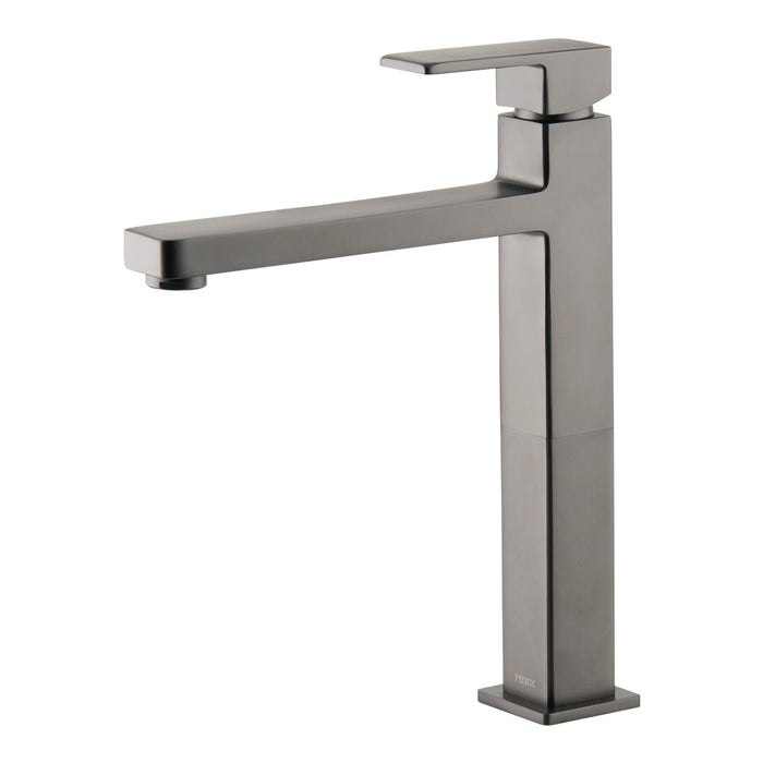 Mixx Sage Tower Vessel Mixer - Gun Metal-Blue Leaf Bathware &amp; Tiles