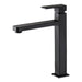 Mixx Sage Tower Vessel Mixer - Matt Black-Blue Leaf Bathware &amp; Tiles