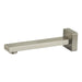 Mixx Sage Wall Basin Spout 200mm - Brushed Nickel-Blue Leaf Bathware &amp; Tiles