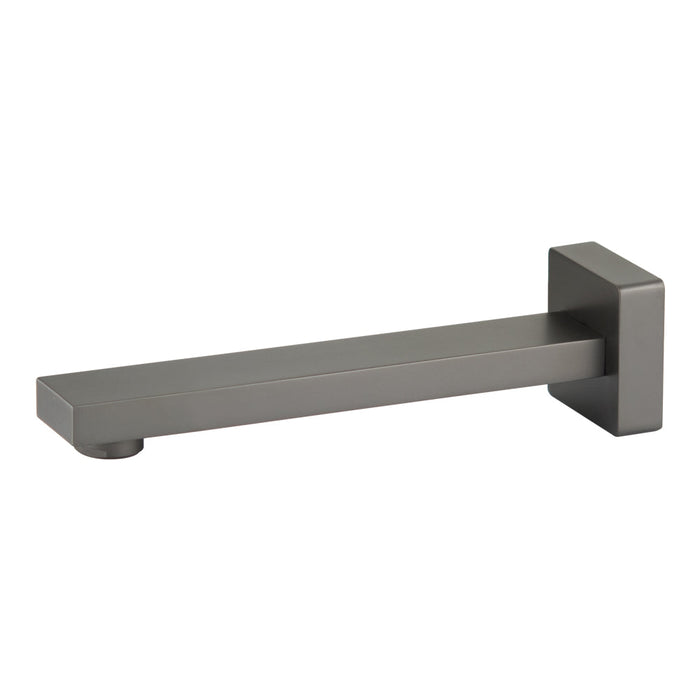 Mixx Sage Wall Basin Spout 200mm - Gun Metal-Blue Leaf Bathware &amp; Tiles