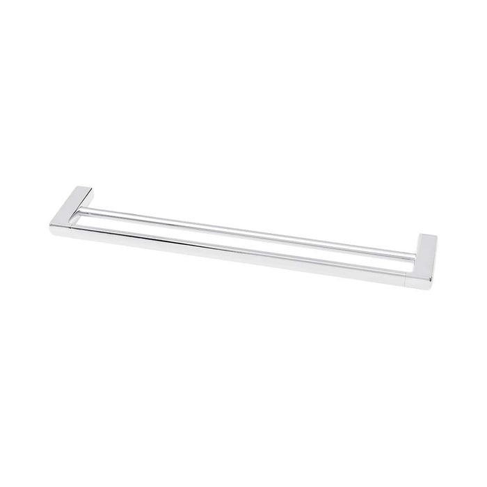 Mixx Sandalwood Double Towel Rail 600mm - Chrome-Blue Leaf Bathware &amp; Tiles