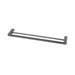 Mixx Sandalwood Double Towel Rail 600mm - Gun Metal-Blue Leaf Bathware &amp; Tiles