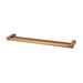 Mixx Sandalwood Double Towel Rail 800mm - Brushed Bronze-Blue Leaf Bathware &amp; Tiles