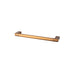Mixx Sandalwood Hand Towel Holder - Brushed Bronze-Blue Leaf Bathware &amp; Tiles