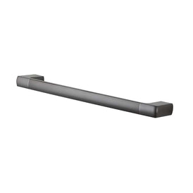Mixx Sandalwood Hand Towel Holder - Gun Metal-Blue Leaf Bathware &amp; Tiles