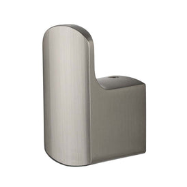 Mixx Sandalwood Robe Hook - Brushed Nickel-Blue Leaf Bathware &amp; Tiles