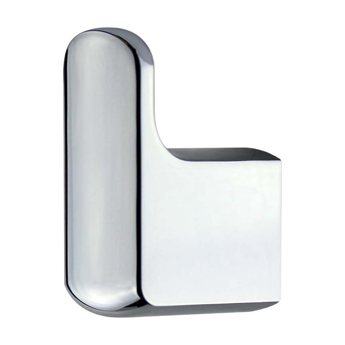 Mixx Sandalwood Robe Hook - Chrome-Blue Leaf Bathware &amp; Tiles