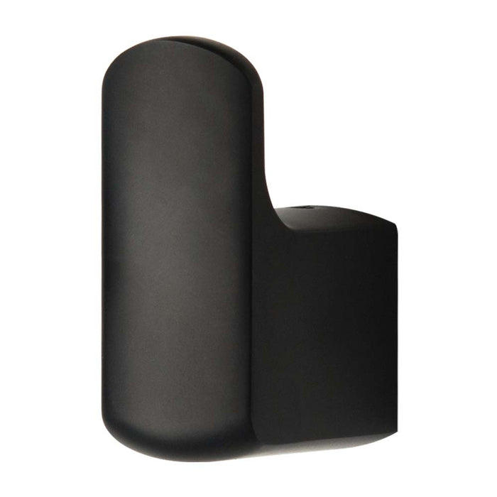 Mixx Sandalwood Robe Hook - Matt Black-Blue Leaf Bathware &amp; Tiles
