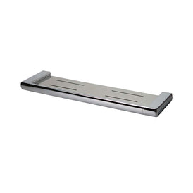 Mixx Sandalwood Shower Shelf - Chrome-Blue Leaf Bathware &amp; Tiles