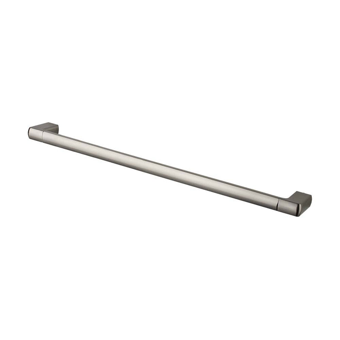 Mixx Sandalwood Single Towel Rail 600mm - Brushed Nickel-Blue Leaf Bathware &amp; Tiles