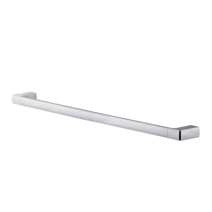 Mixx Sandalwood Single Towel Rail 600mm - Chrome-Blue Leaf Bathware &amp; Tiles