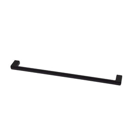 Mixx Sandalwood Single Towel Rail 600mm - Matt Black-Blue Leaf Bathware &amp; Tiles