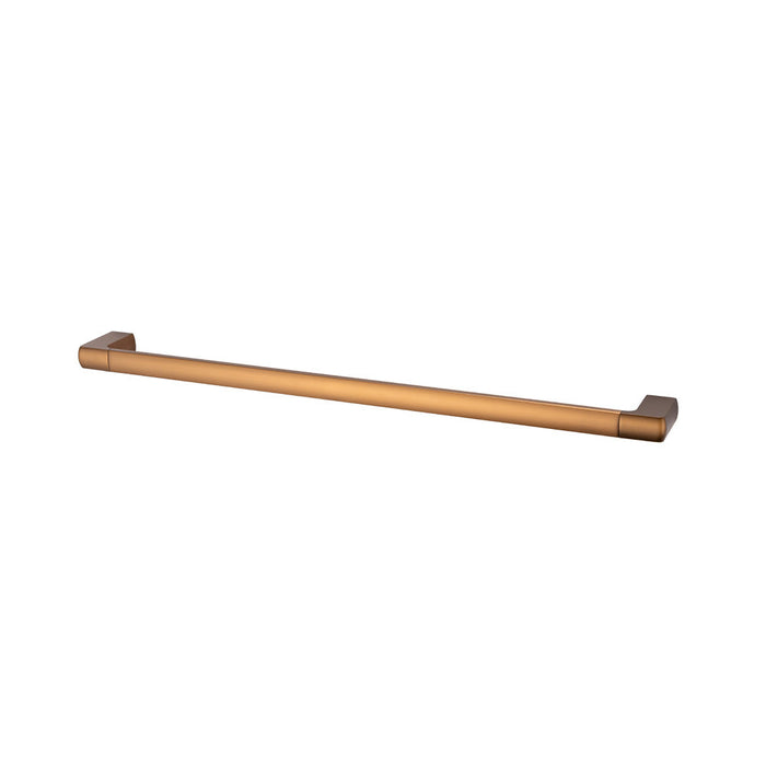 Mixx Sandalwood Single Towel Rail 800mm - Brushed Bronze-Blue Leaf Bathware &amp; Tiles