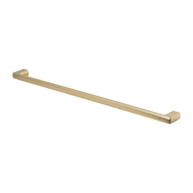 Mixx Sandalwood Single Towel Rail 800mm - Brushed Gold-Blue Leaf Bathware &amp; Tiles