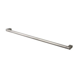 Mixx Sandalwood Single Towel Rail 800mm - Brushed Nickel-Blue Leaf Bathware &amp; Tiles