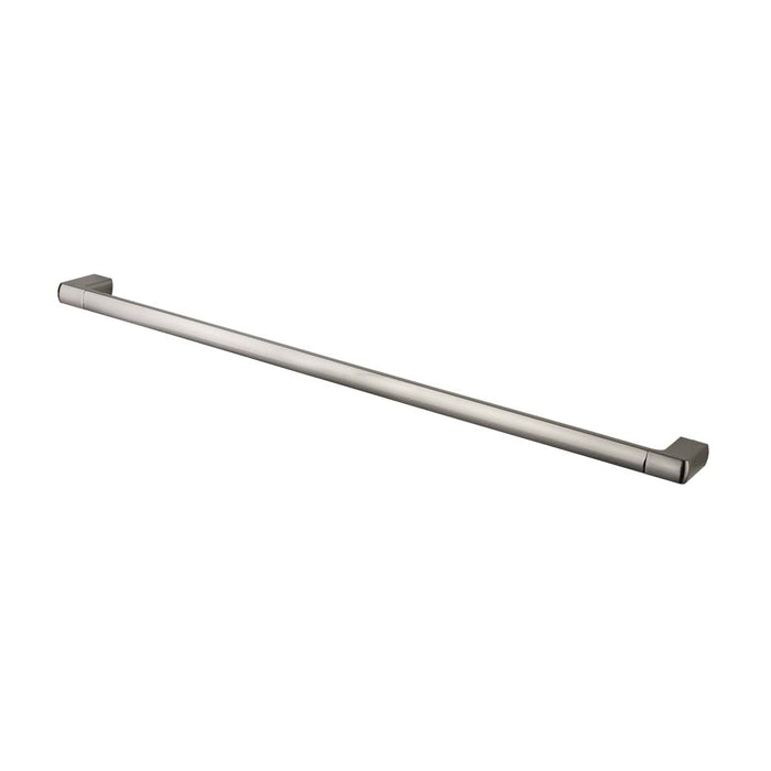 Mixx Sandalwood Single Towel Rail 800mm - Brushed Nickel-Blue Leaf Bathware &amp; Tiles