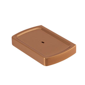 Mixx Sandalwood Soap Dish - Brushed Bronze-Blue Leaf Bathware &amp; Tiles