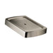 Mixx Sandalwood Soap Dish - Brushed Nickel-Blue Leaf Bathware &amp; Tiles