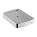 Mixx Sandalwood Soap Dish - Chrome-Blue Leaf Bathware &amp; Tiles