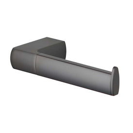 Mixx Sandalwood Toilet Roll Holder - Gun Metal-Blue Leaf Bathware &amp; Tiles