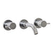 Mixx Spruce Lever 1/4 Turn C/Disc Bath Set - Chrome-Blue Leaf Bathware &amp; Tiles