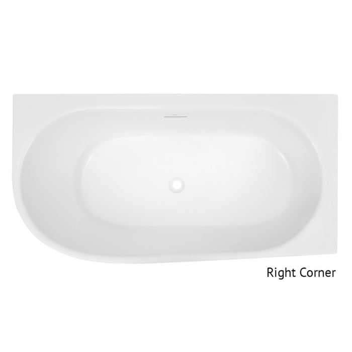 Decina Natalia 1500 Back-To-Corner Bath
